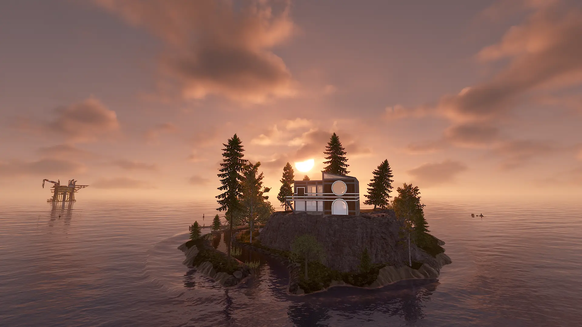 Mapa de isla personalizada en Rustalia